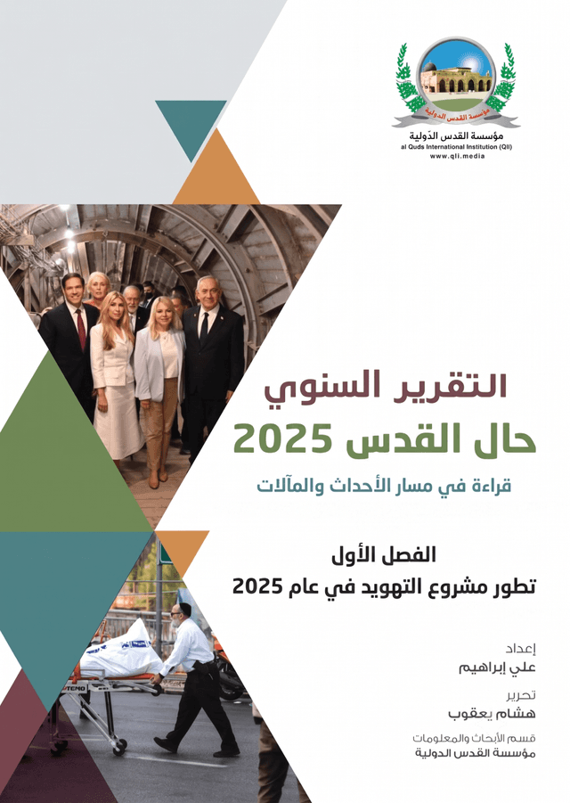 حال القدس 2025- الفصل الأول: تطور مشروع التهويد في القدس